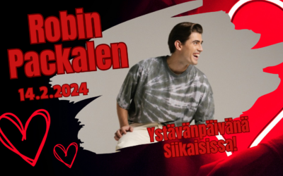 Robin Packalen Siikaisten liikuntahallilla 14.2.2024