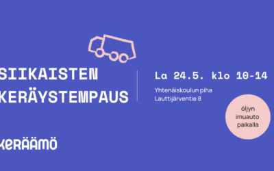 Siikaisten keräystempaus la 24.5. klo 10–14