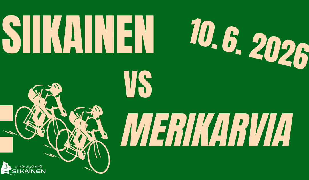Siikainen vastaan Merikarvia haastepyöräily 10.6.2026